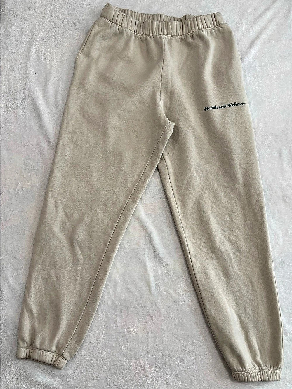 Call Her Daddy Tan Sweatpants Health & Wellness Fleece Joggers Medium